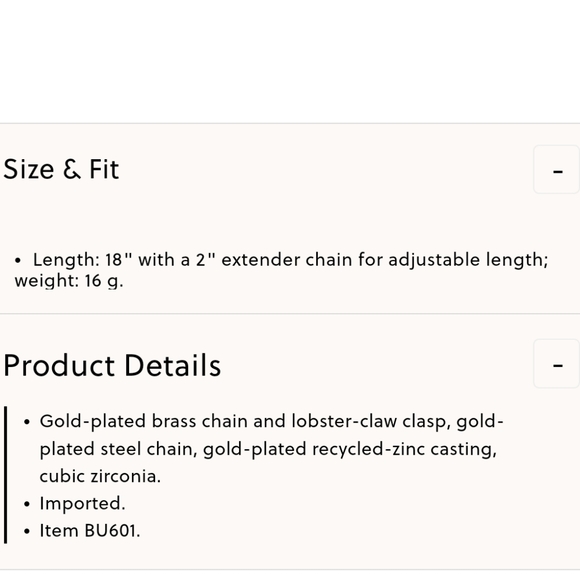 NWT J. Crew Gold Chain Necklace - Picture 3 of 9